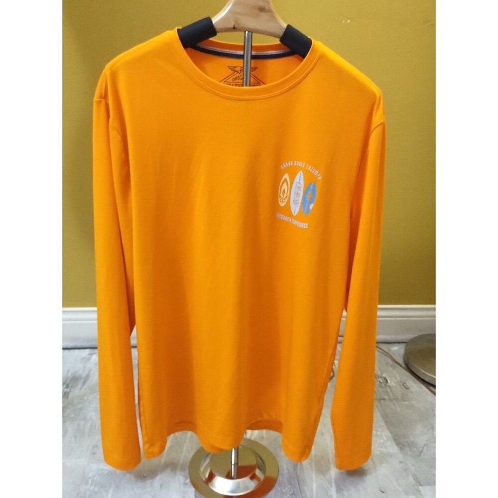 Men's Weatherproof Long Sleeve Swim Shirt L